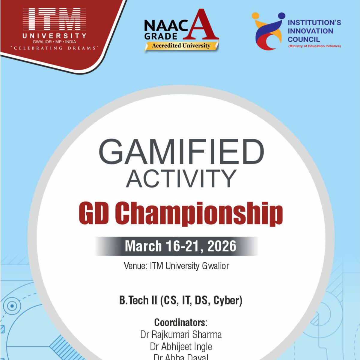 Top Bachelors of Administrative College in Gwalior and Madhya Pradesh Studens